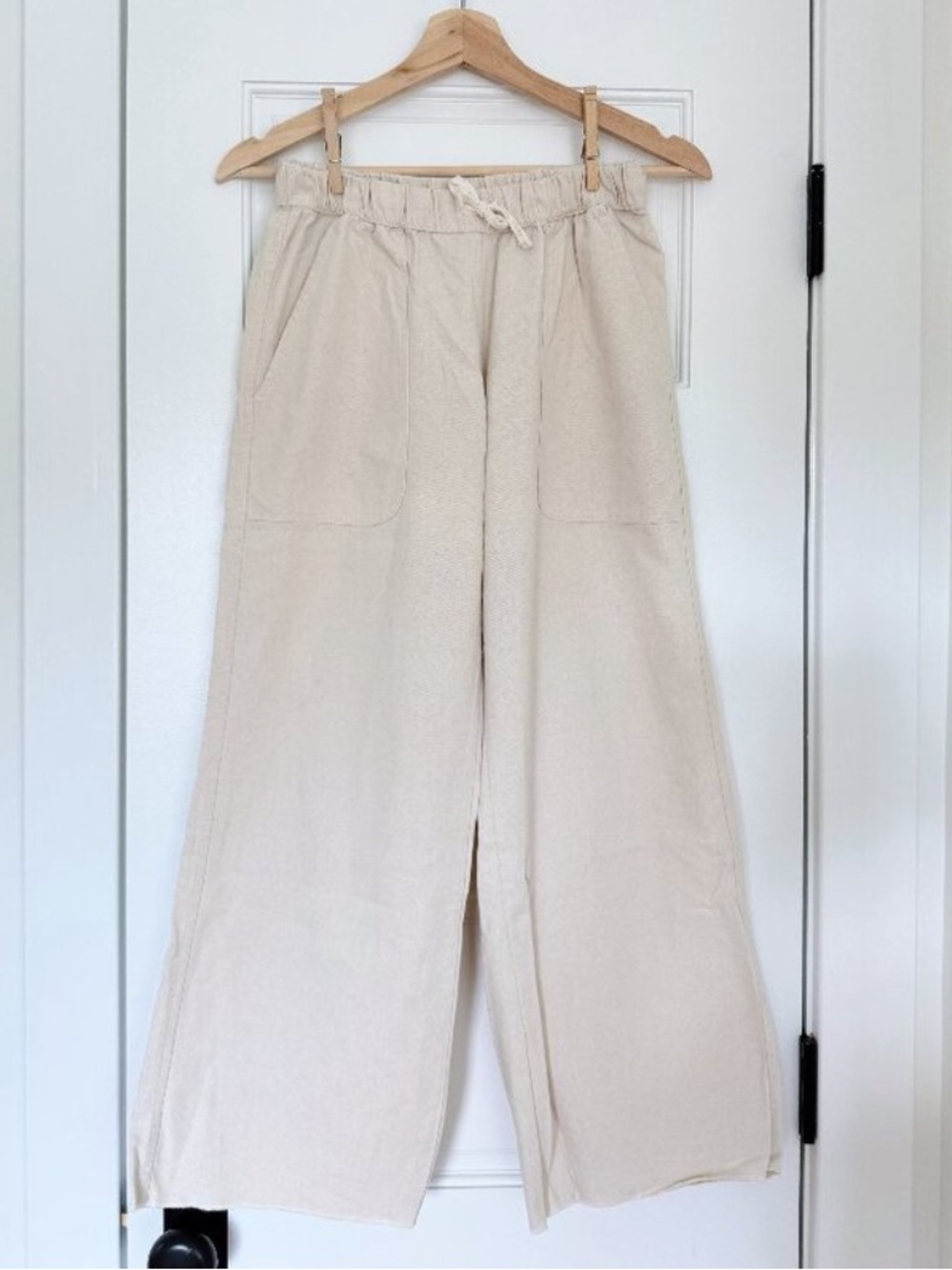 Utility Canvas Made in USA Beach Pant in Natural - S